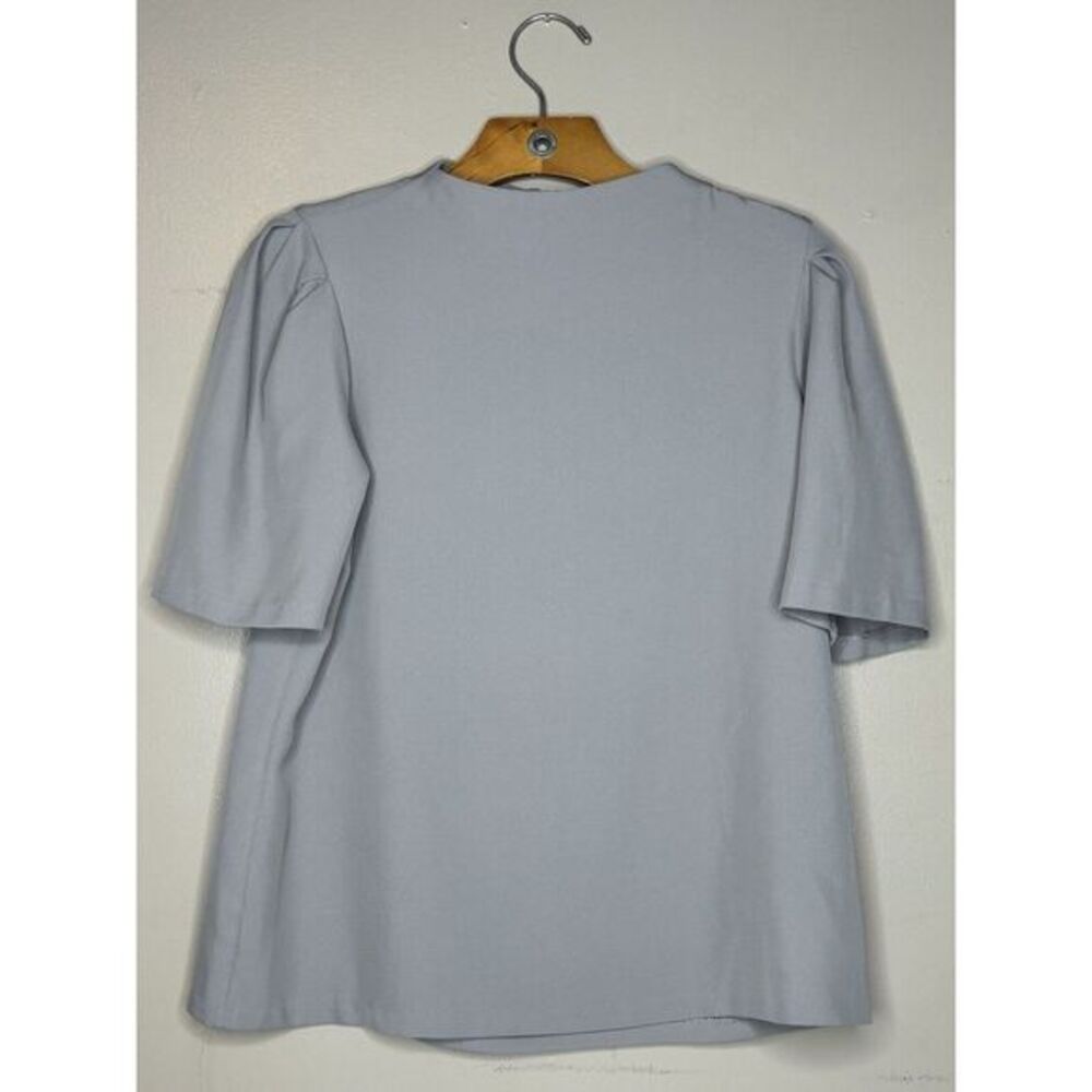 Calvin Klein Blouse S Short Sleeve Oversized‎ Minimalist Chic Spring Summer